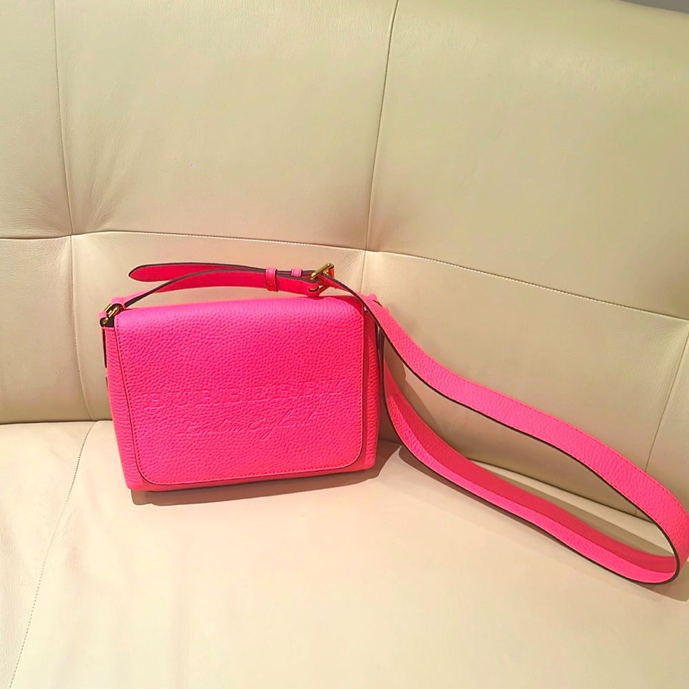 Brand new BurberryBurleighLeatherCrossbody Bag with matching credit card wallet.